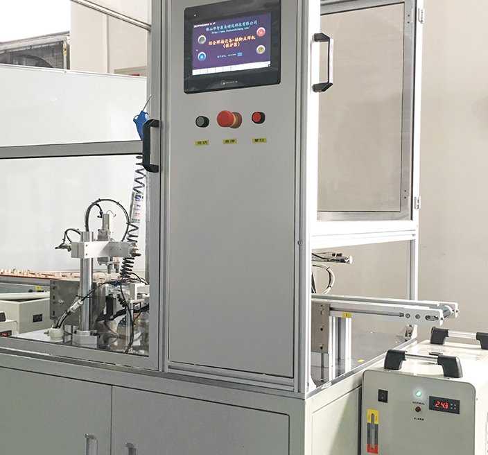 压缩机保护器插脚焊接机